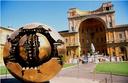 What is it?  A giant, bronze orb sits in the heart of the Vaticans inner courtyard.